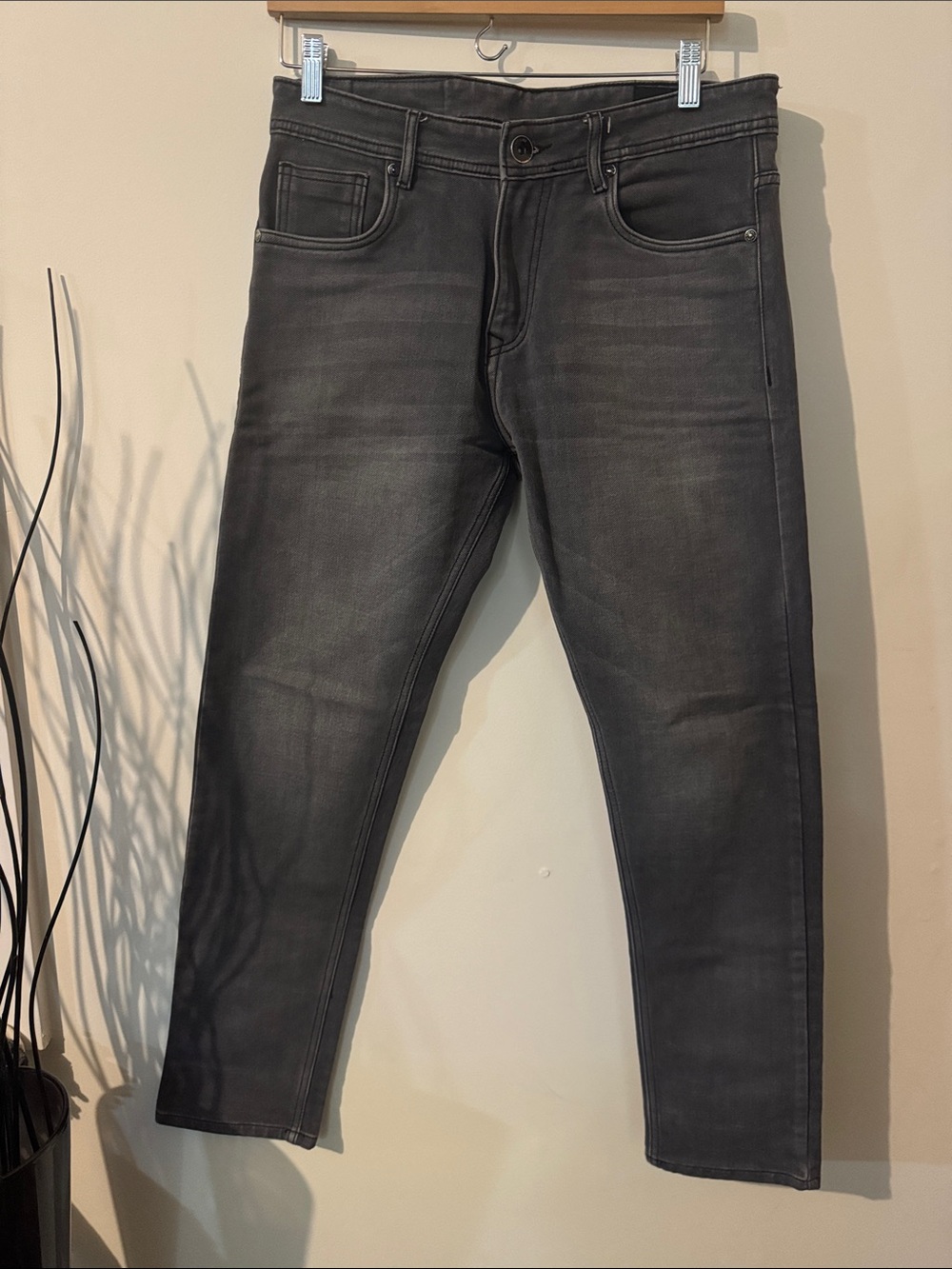 Armani Exchange Men's Slim Fit Gray Jeans